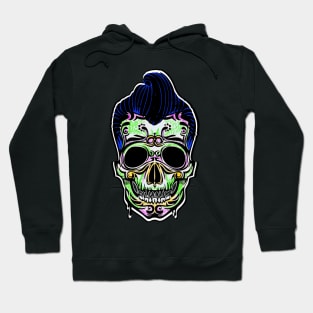 Sugar Skull Rockabilly Hoodie